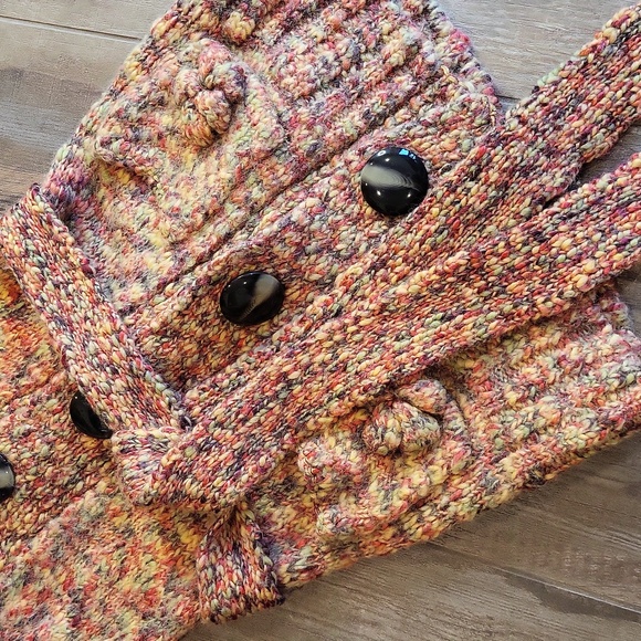 Rare Anthro Leifsdottir Long Sleeve Button Front Wool Blend Cardigan, XXS/XS - Picture 3 of 16